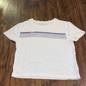 American eagle white crop top
